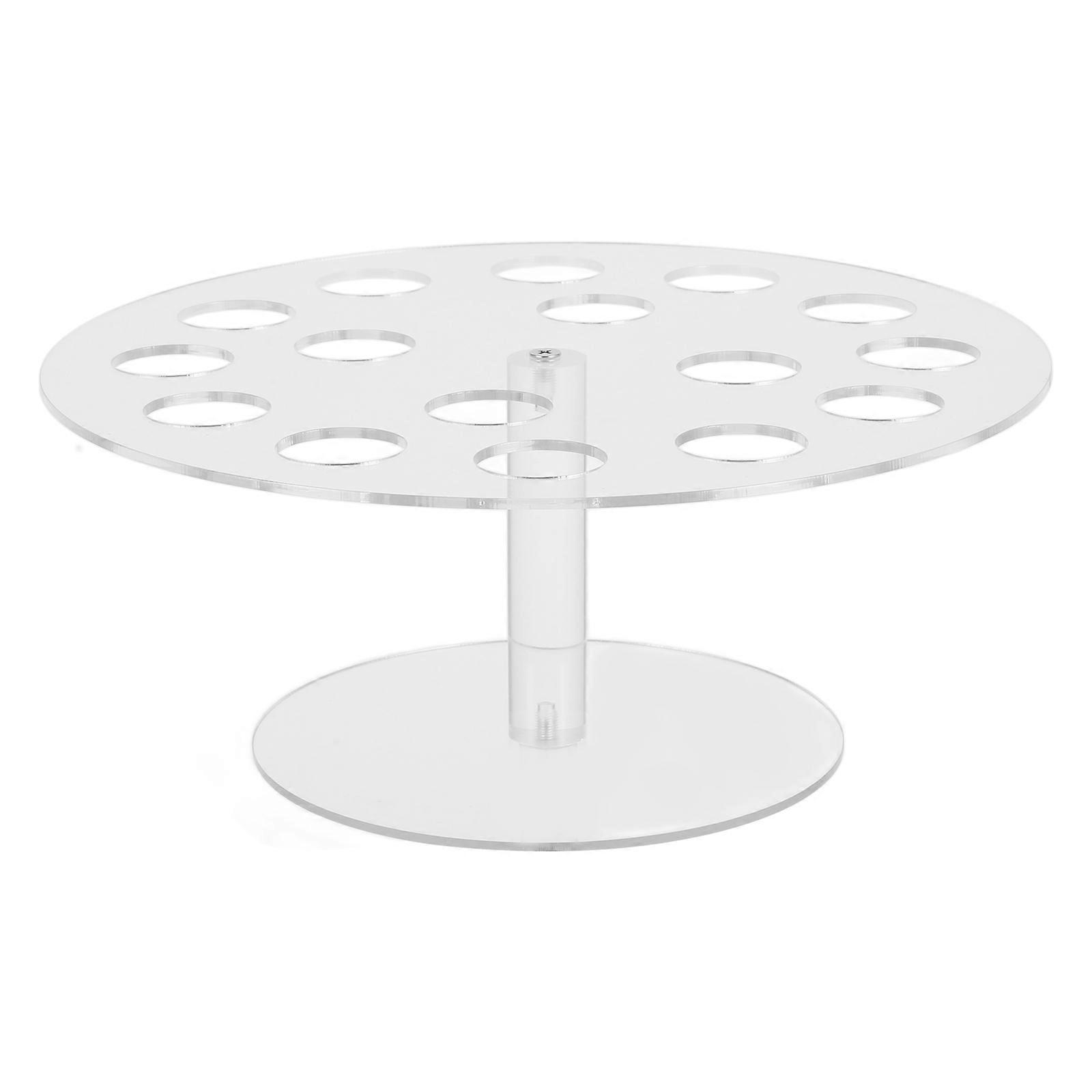 16 Hole Ice Cream Cone Display Stand For General Users Baking Party Birthday 25X25X10CM Acrylic