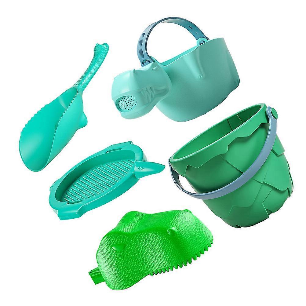 Assorted Color Pails And Buckets For Kids 1 Set Of 5Pcs For Educational Sand Play Activities