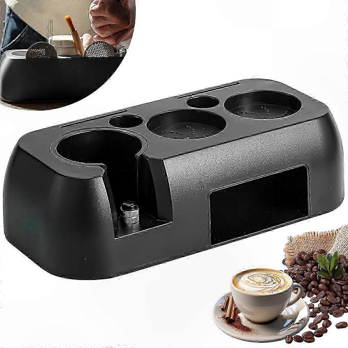 Espresso Coffee Tamper Station Holder for 51-58mm Filter Brewing Tool