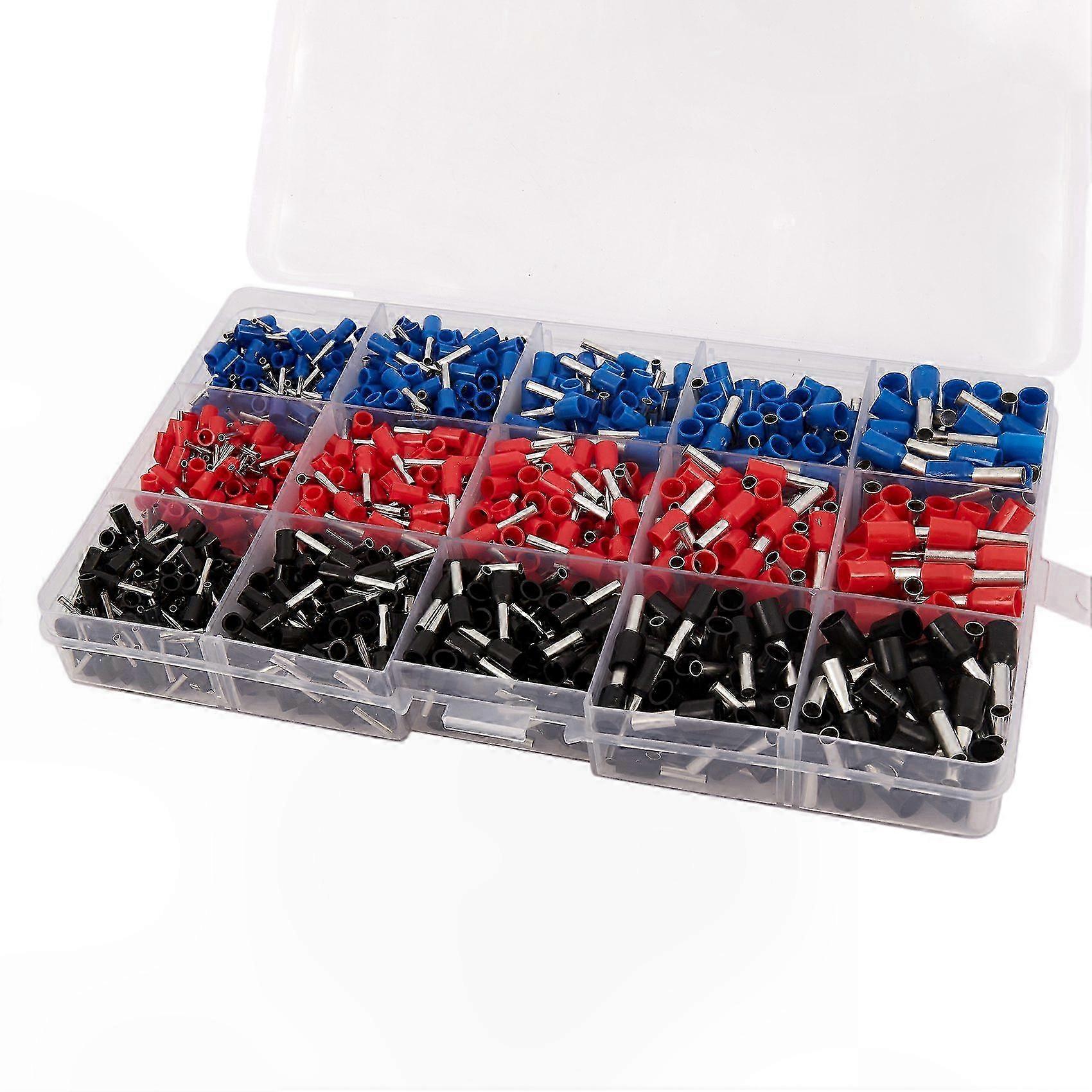 3-Color 1065Pcs Wire Crimp Connectors Kit, 22-12AWG Insulated Copper Terminals for Electrical Projects