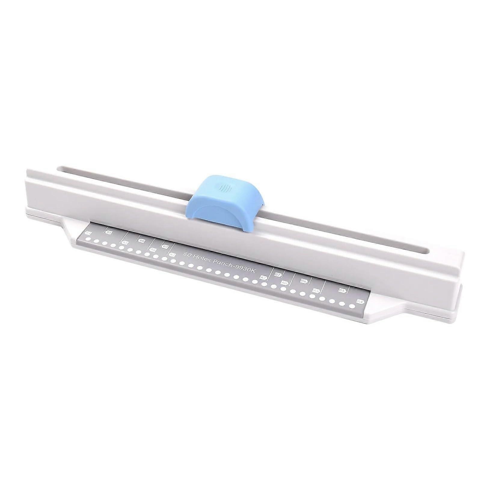 30Hole Document Punching Machine Manual DIY A4 Punching Machine Office Supplies Wire Binding Device