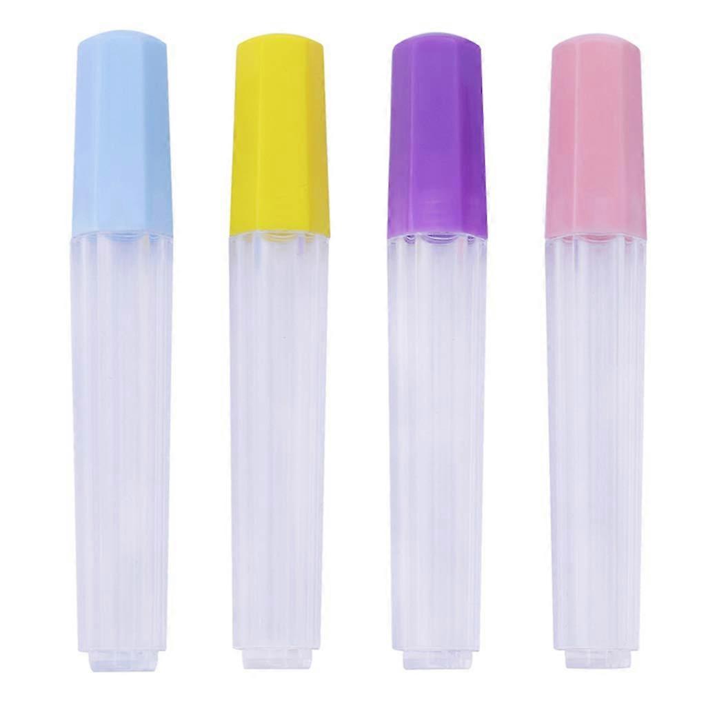 Plastic Sewing Needle Storage Container Set of 4 Multicoloured Organizers for Craft Supplies and Accessories