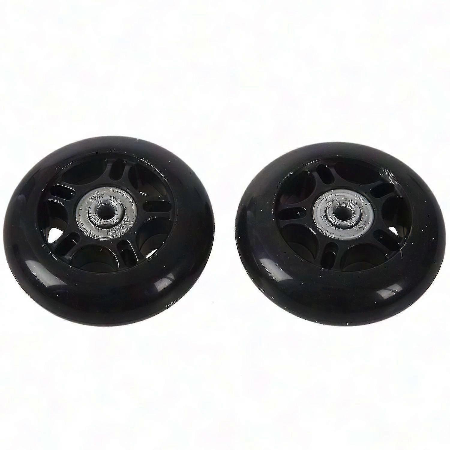 64x18mm Luggage & Skate Replacement Wheels - 2 Pack