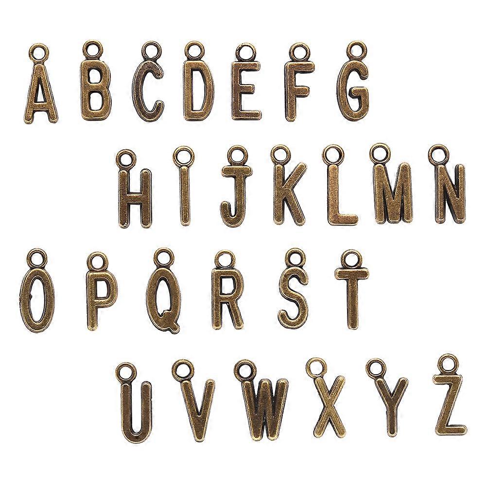 Unique 78Pcs English Letter Shaped DIY Jewelry Accessories Ideal for Handicraft Decoration in Retro Style