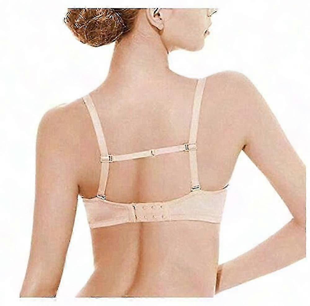 12 Pieces Non-slip Bra Straps Elastic Adjustable Holder With Bra Clips