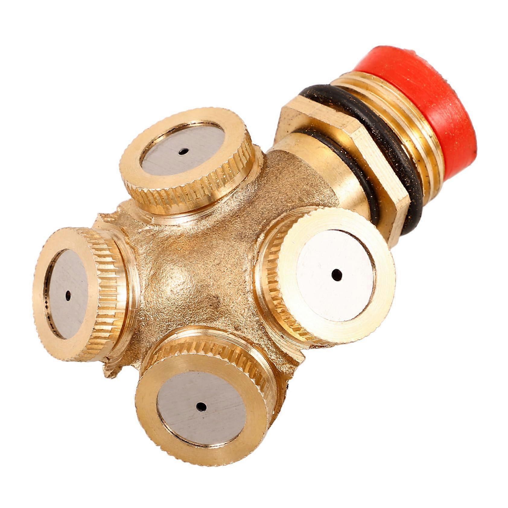 Misting Nozzle for Efficient Watering Rotating Atomizing Spray for Garden Lawn and Agricultural Irrigation Metal Construction for Use