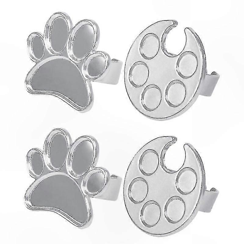 Set of 4 Nail Ring Pallets for Crafting