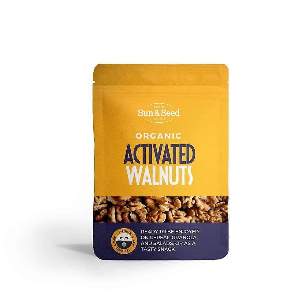 Sun and Seed Organic Activated Walnuts 200g - 3 Pack