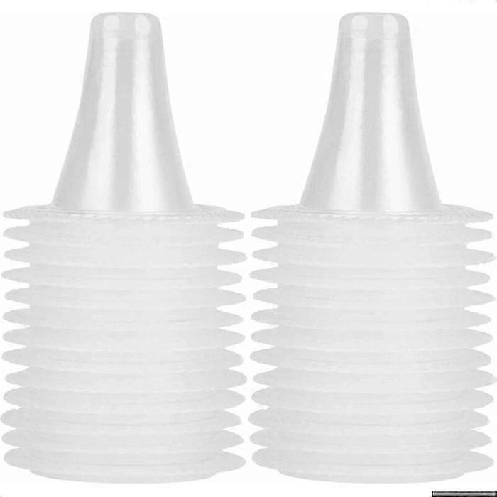200pcs Eartips for Braun Ear Thermometer, Replacement Probe Filter Cover Caps, Protective Lenses