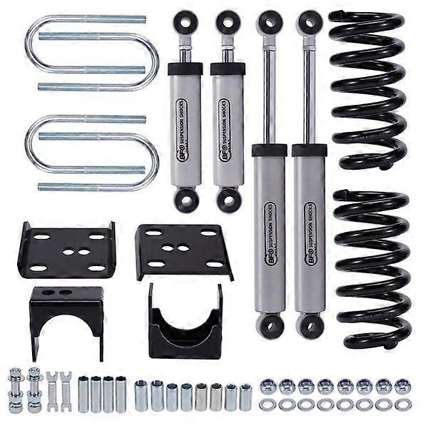 3" / 5" Drop Coil Springs and Shocks Flip Kit Fit for Chevrolet / GMC Trucks 1973-1987