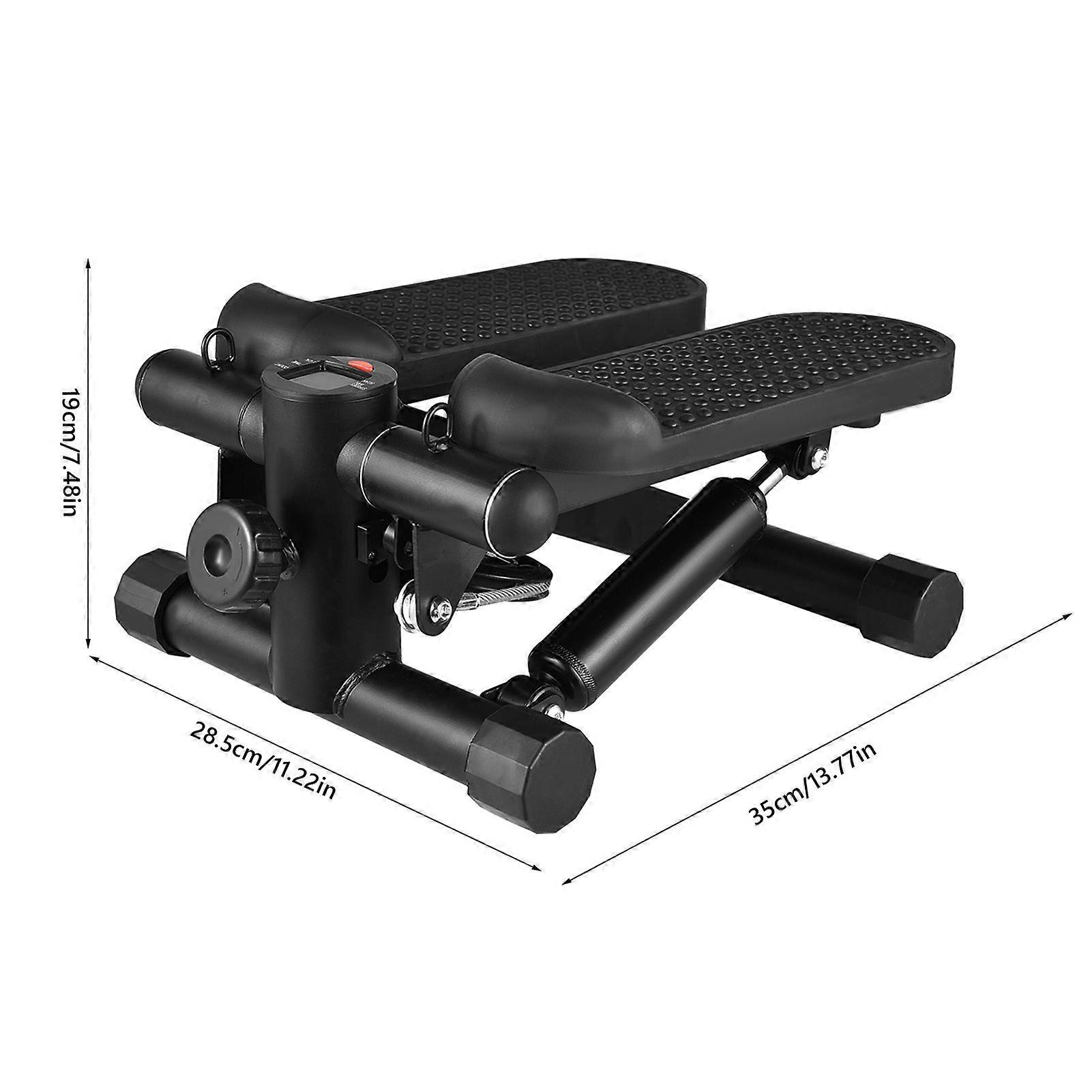 Mini Stepper For Exercise At Home With Resistance Bands LCD Display Capacity 100kg Stair Stepper