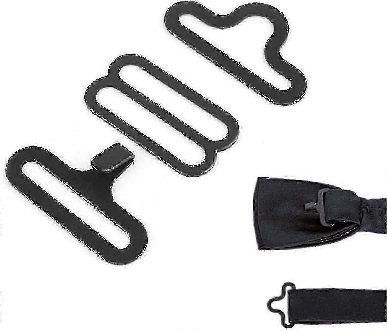 50Pcs Bow Tie Hardware Kits with Adjustable Straps & Metal Clasps f...
