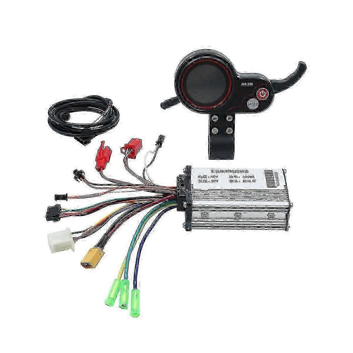 48V 500W LCD-controller instrumentbrætsæt til elektrisk scooter