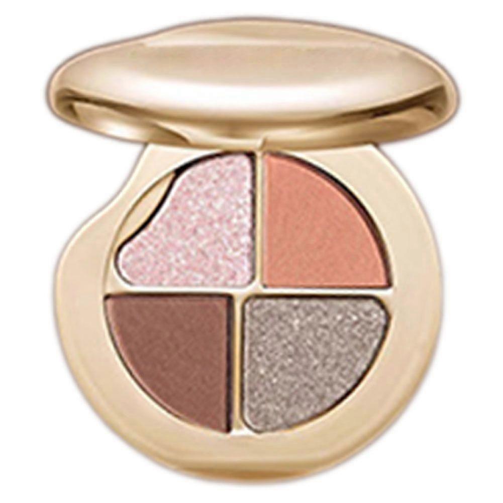 4 Colors Eye Contouring Palette Eye Shadow Highlight Palette Waterproof Smudge-proof Eyeshadow