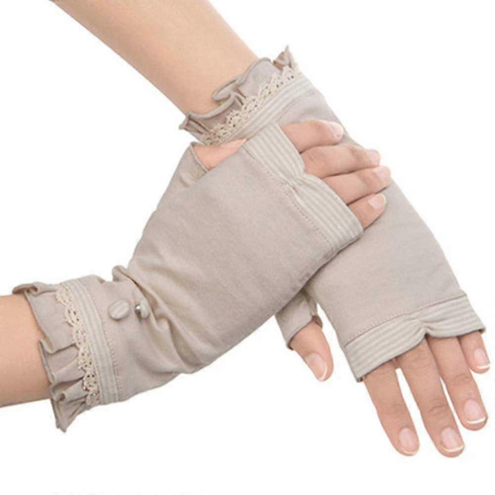 UPF 50+ 女性用サマーグローブ UV 日焼け止めファッション 肘丈アームスリーブ