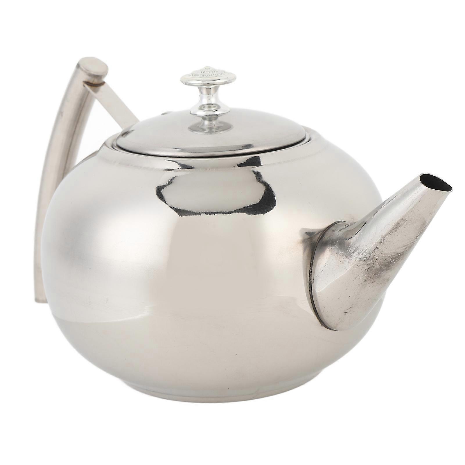 وعاء شاي من الفولاذ المقاوم للصدأ 1500 مل غلاية مانعة للتسرب مع مصفاة