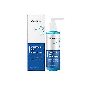Salicylsäure Peeling Duschgel mit Körperwäsche | Beugt Körperakne, Erdbeerhaut und Tiefenreinigungen vor | Nicht trocknender, parabenfreier I SA Cleanser für alle