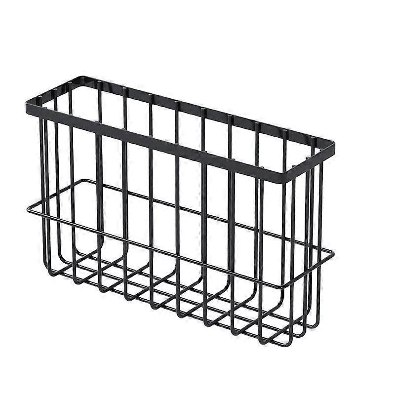 1pc Kitchen Cabinet Door Storage Box,Adhesive Wall Mounted Storage Box