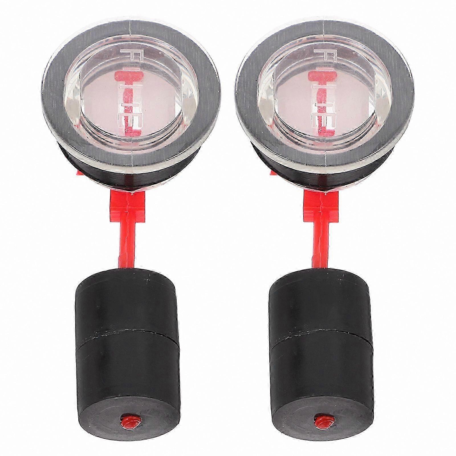 2-Pack Fuel Level Gauge for Generators and Automotive Use, Fuel Tank Accessory with Level Indicator Functionality