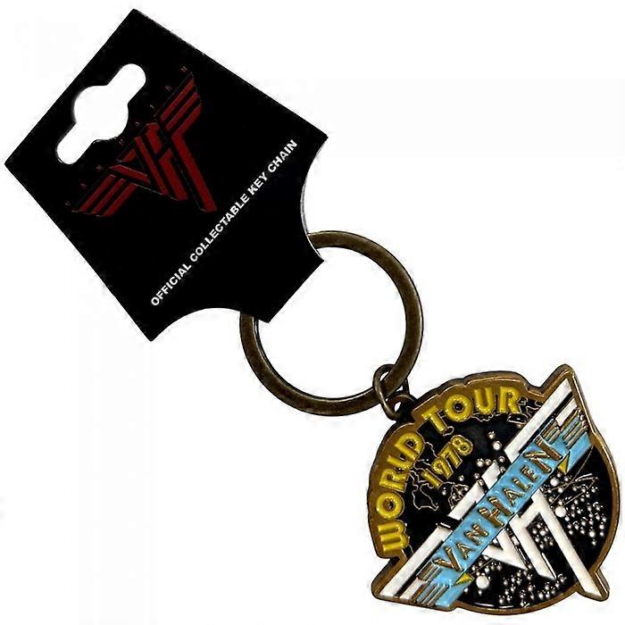 Van Halen World Tour '78 Retro Logo Keyring