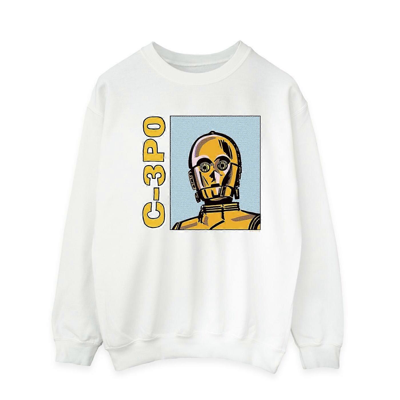 Star Wars Herr C3PO Line Art tröja