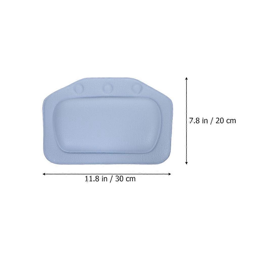 Assorted Color Bathtub Pillow Household Bath Pillow for Neck Support 4Pcs