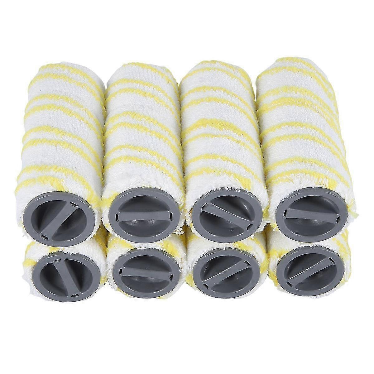 Roller brush replacement for FC5 FC7 FC3 FC3D floor cleaner - 8 pcs set