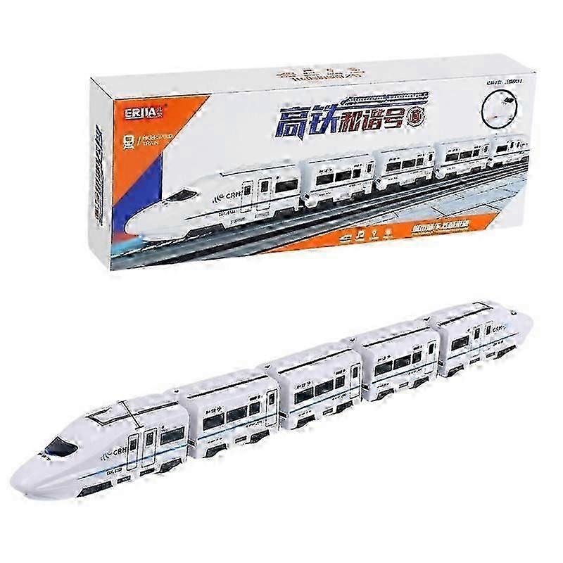 High Speed Electric Diecast Train Railcar Tracks Bullet Train Toy Model Set-jc