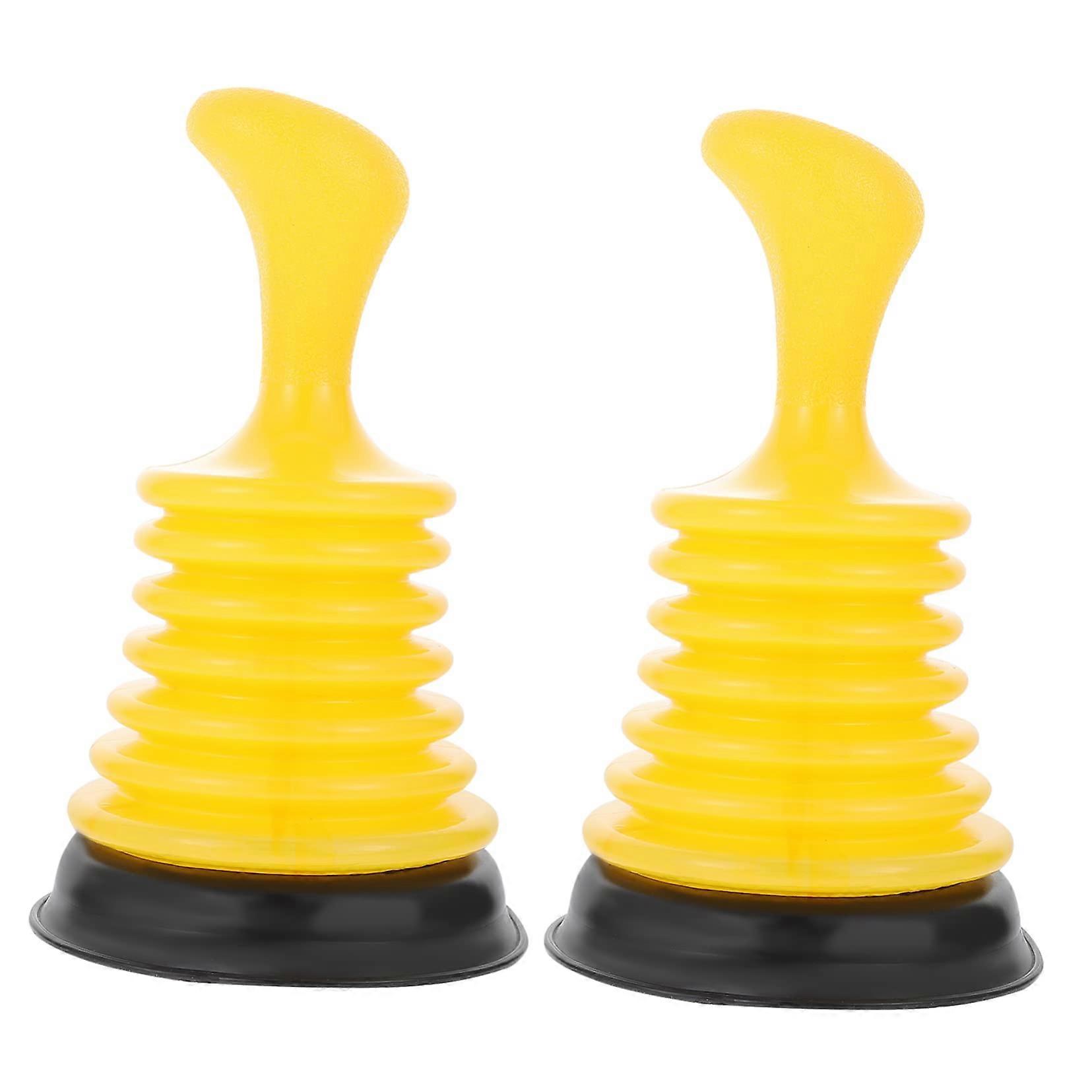 Kitchen Sink Drain Plunger 2 Piece Set Clog Remover For Bathroom And Kitchen Compact And Easy To Use