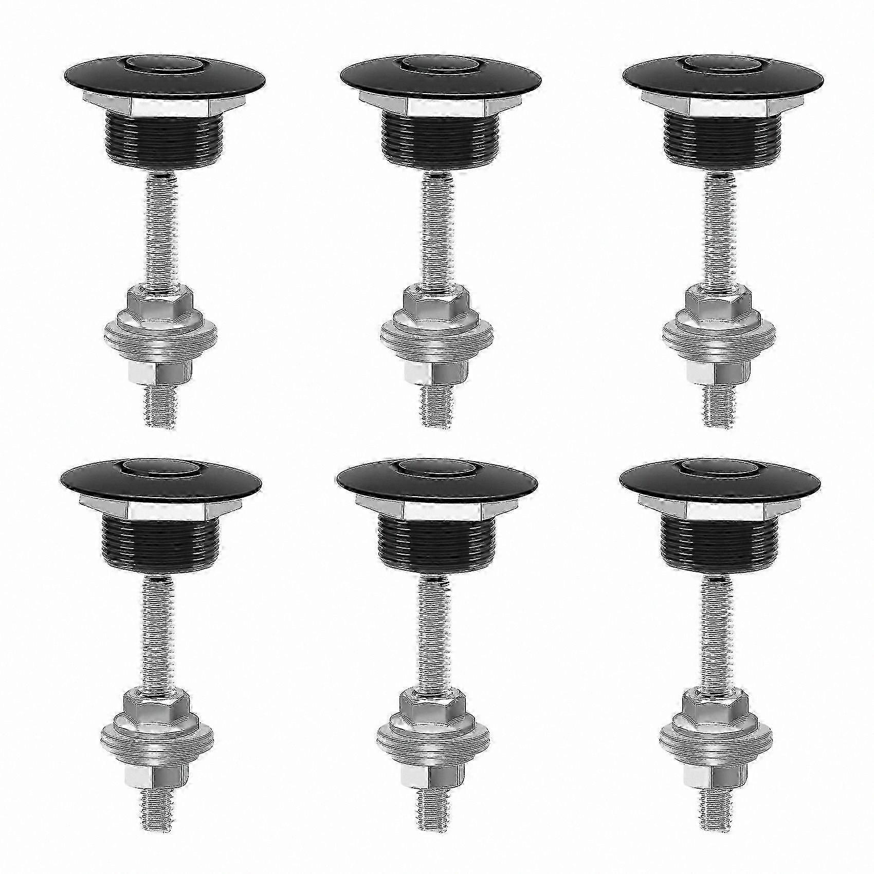 Black Quick Release Hood Pin Locks for Cars - Set of 4, Compatible with European Vehicles