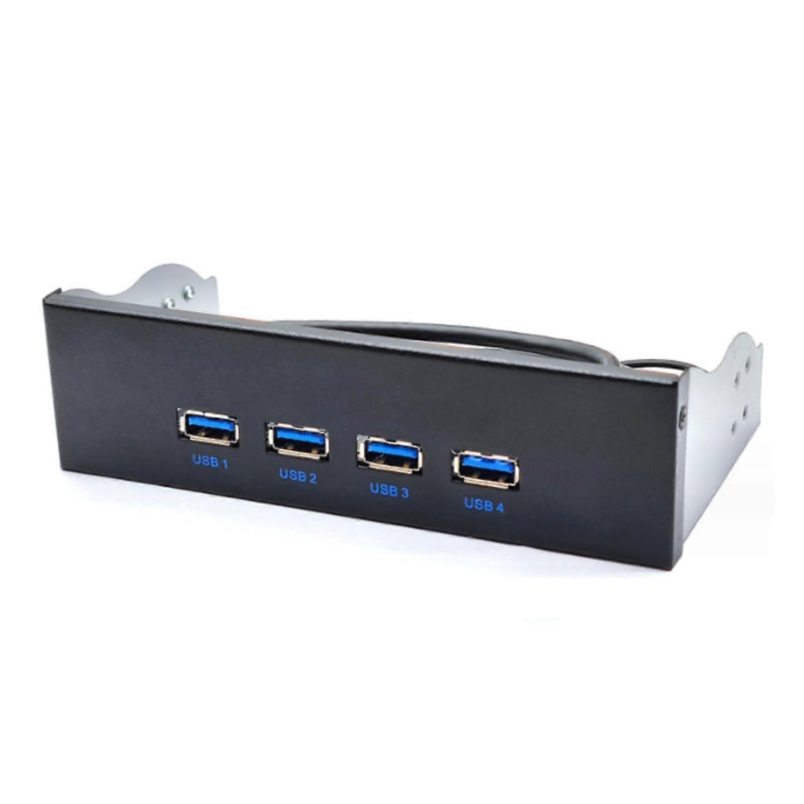 USB 3.2 Front Panel Hub 4Port 10Gbps Gen2 TypeE A Key Input VL822 Q7 For 5.25In Internal Optical Drive OS X And Linux