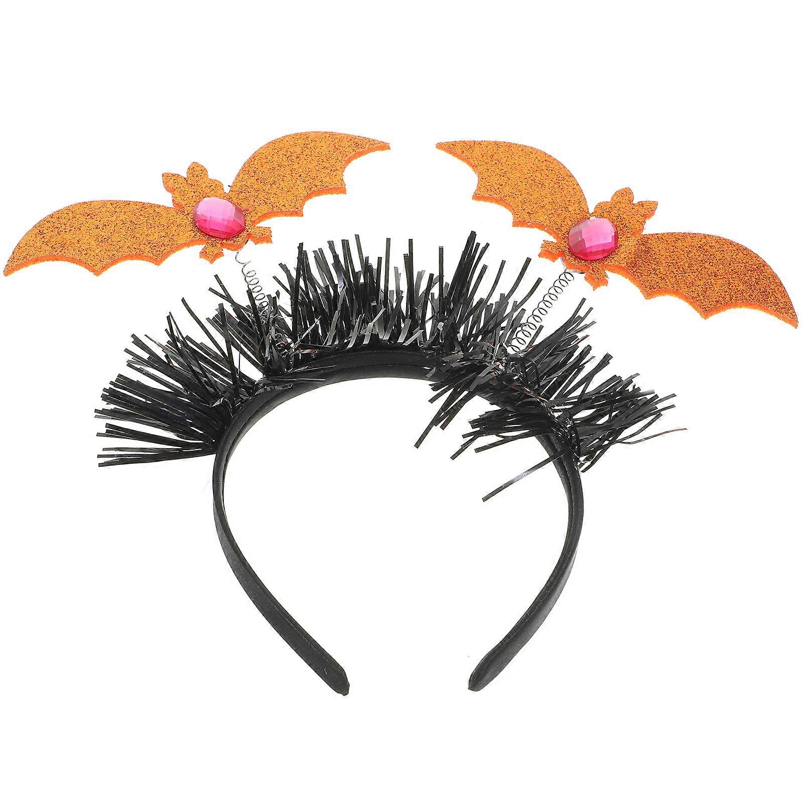 Halloween Bat Headband for Party Use Soft Breathable Plastic