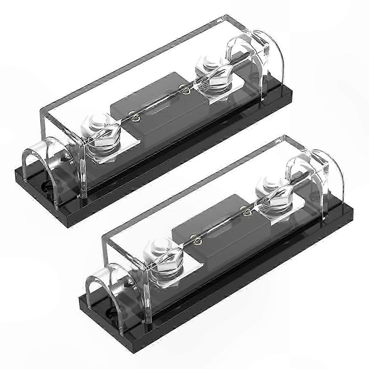 300Amp ANL Fuse Holder with 0/2/4 AWG Inline Protection for Electrical Systems