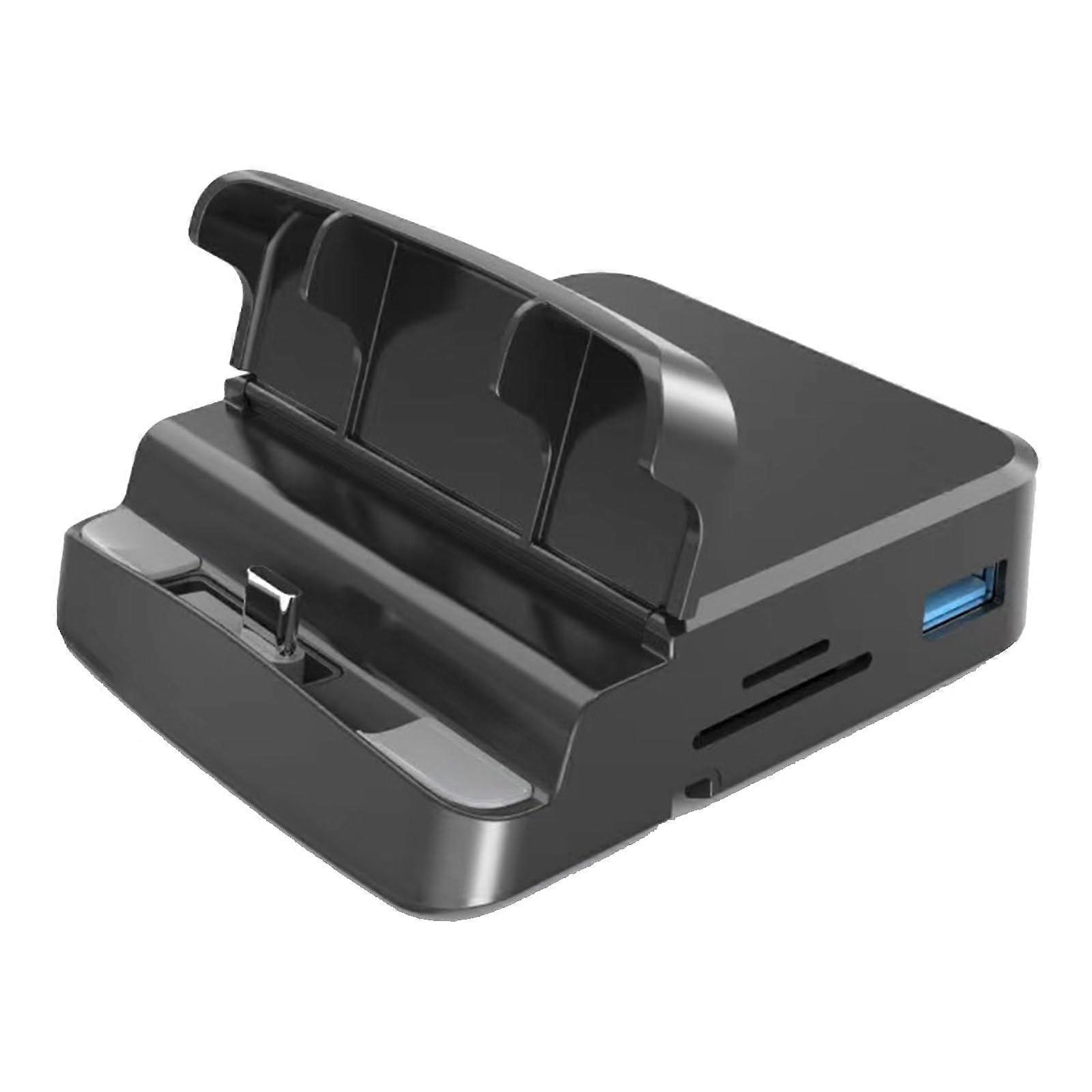 TypeC HUB Dockstation 3 In 1 For Smartphones And Tablets With USB Port Card Reader Phone Stand