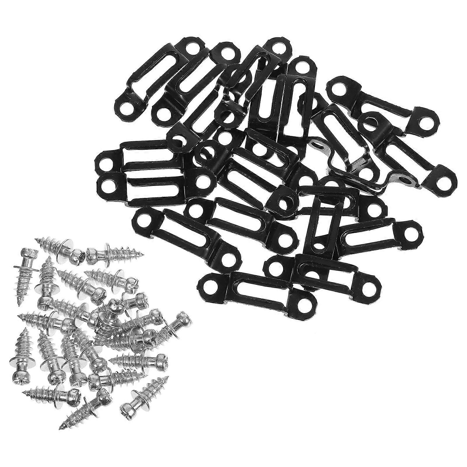 Pipe Strap Clamps U Strap Clamps for Clipping Use 80Pcs Stainless Steel