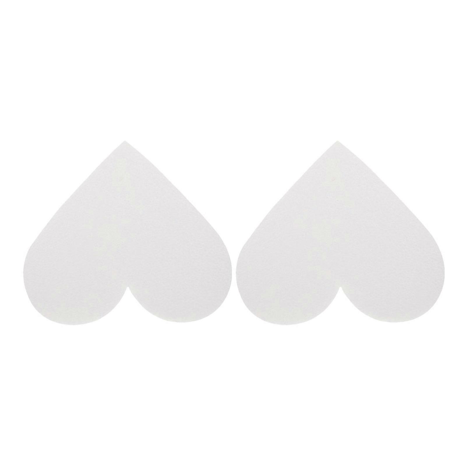 White Foam Cake Dummies Heart Cake Model for DIY 4Pcs Set