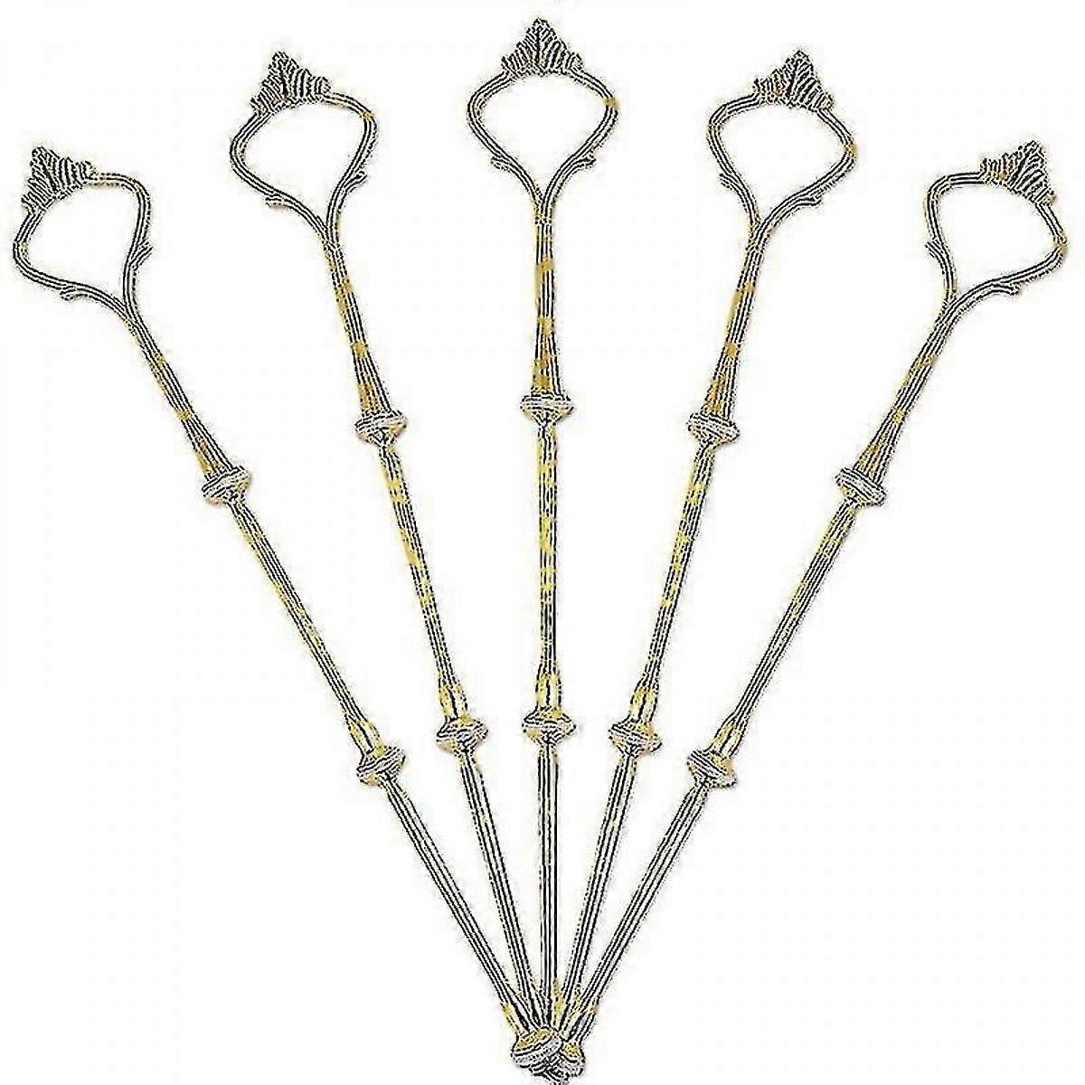 3 Tier Golden Cake Stand(5 Sets) Holder,crown