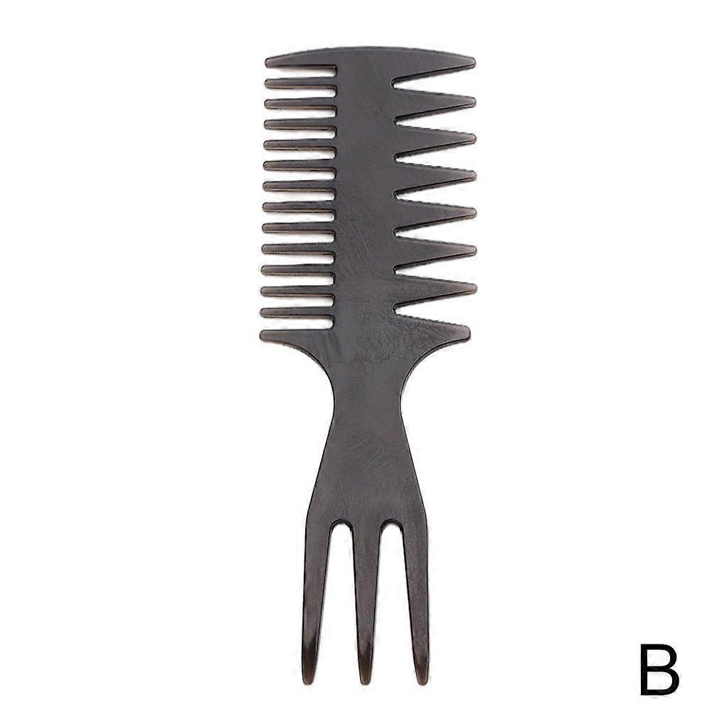 Antique Back Head Styler Comb for Men Professional Hair Styling Kit with Teasing Comb and Separator for Salon Home Travel