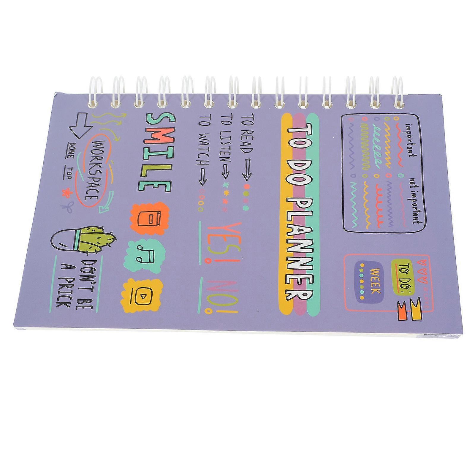 Office Academic Planner Multi-Function Note Book for Daily Use 3Pcs