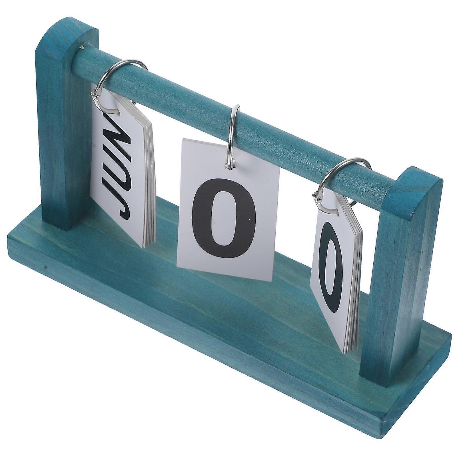 Perpetual Desk Calendar Flip Calendar for Schedule Use on Desktop