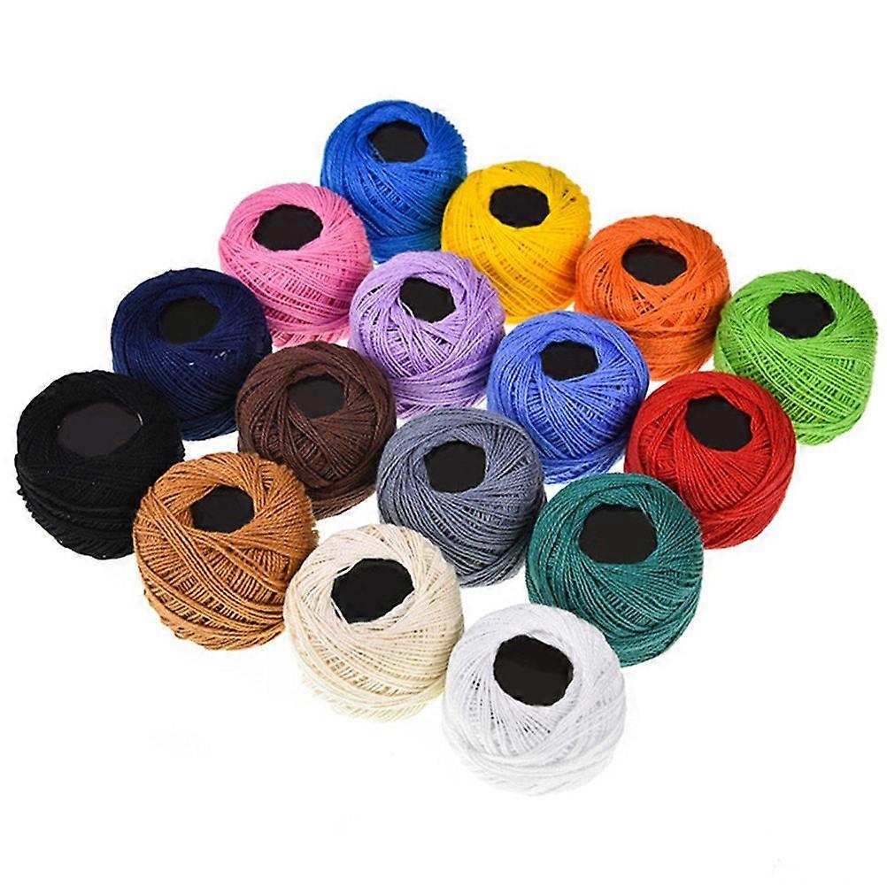 16 Color 4Pcs Manual Embroidery Thread Suitable For Jewelry Making And Gift Wrapping Solid Design