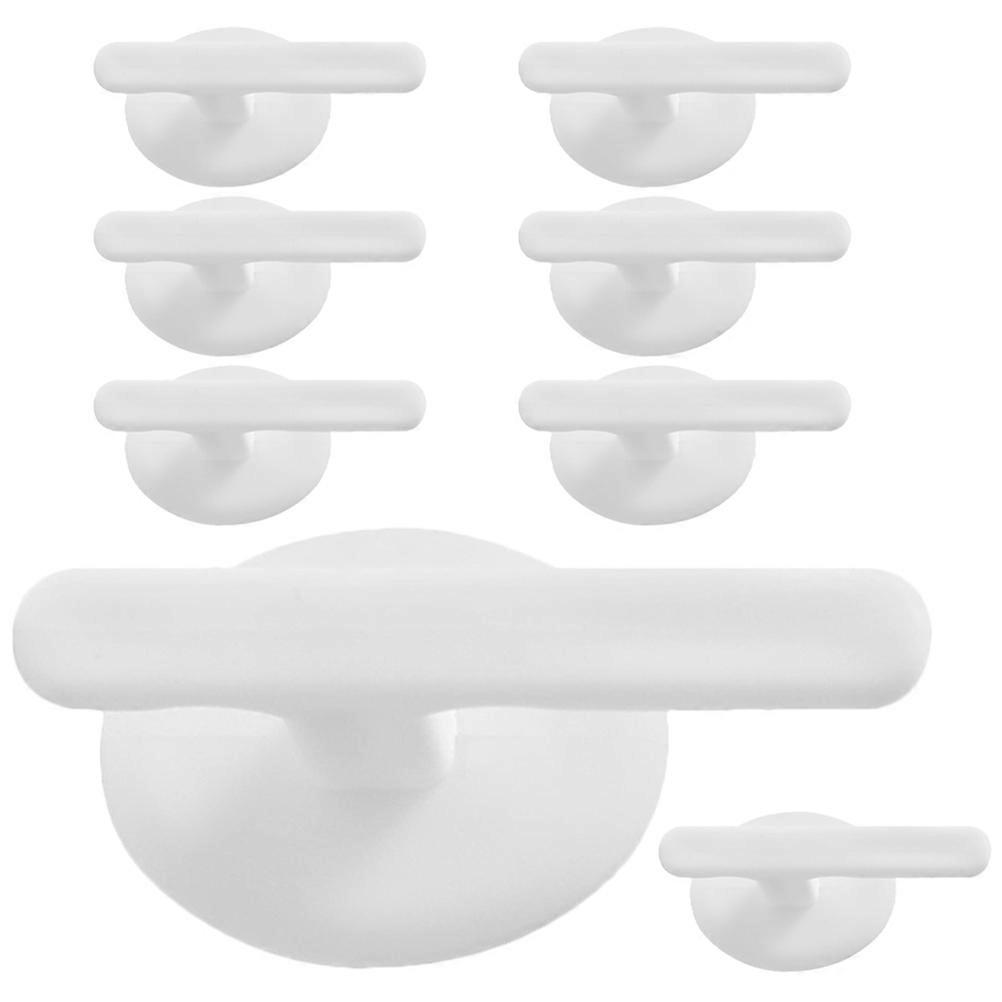Prevention 16 Pcs Management Clips For Office Use 4.6x2.4x1.9cm White Easy Installation