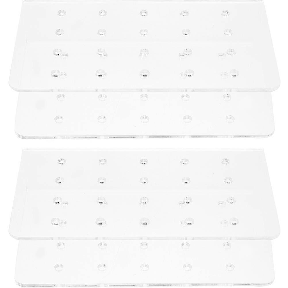 Transparent Lollipop Display Stand 4 Pcs Designed For Displaying Cakes And Pastries At Family Gatherings And Festive Occasions Like Christmas