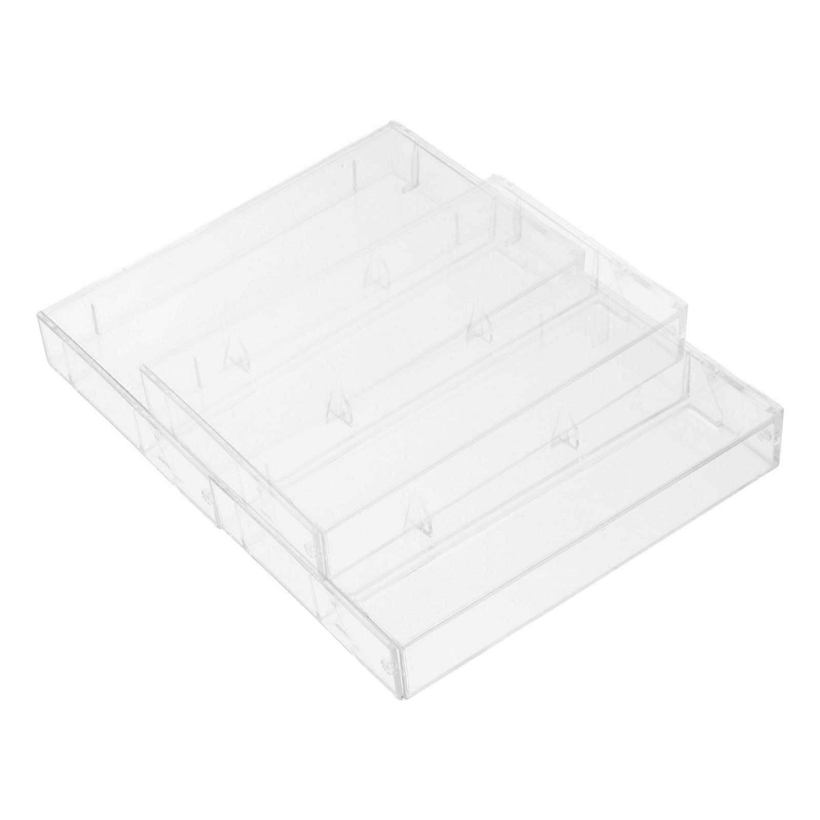 Plastic Cassette Tape Case Audio Cassette Storage for Collection 6Pcs