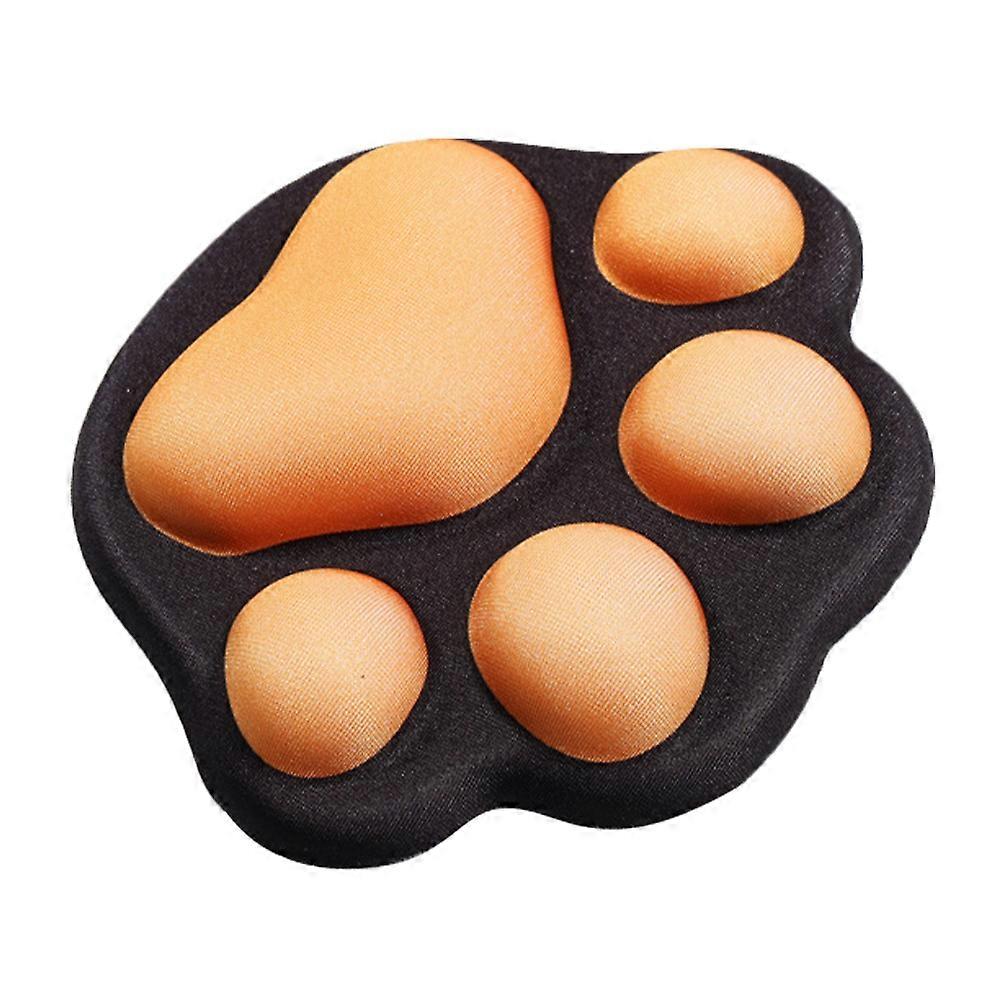 Silicone Cat Mouse Pad Wrist Support with 5Pcs for Office and Gaming