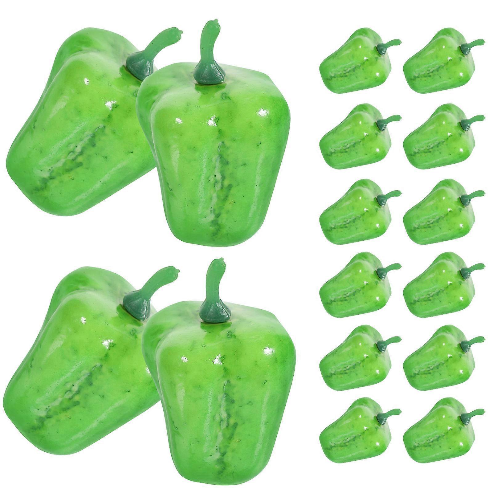 Realistic Artificial Mini Simulation Pepper Models For Home Decoration 2.7X2.7X5CM Designed For Art Training 20Pcs
