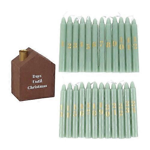 Something Different Advent Mini Candle & Holder (Pack of 24)