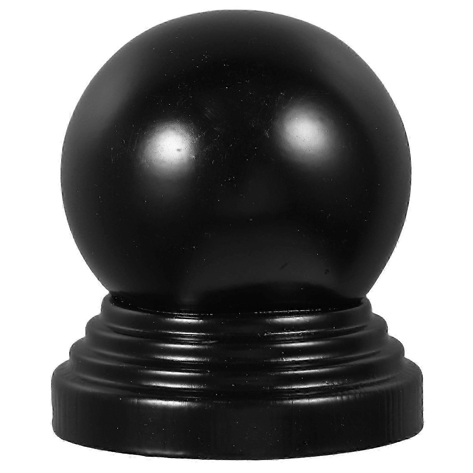 2025 Metal Ball Post Cap Black Fence Post Caps With Ball Top Post Cap Fence Post Cap Iron Post Pipe Cap For Post Decorations And Gate Ornaments 76mm
