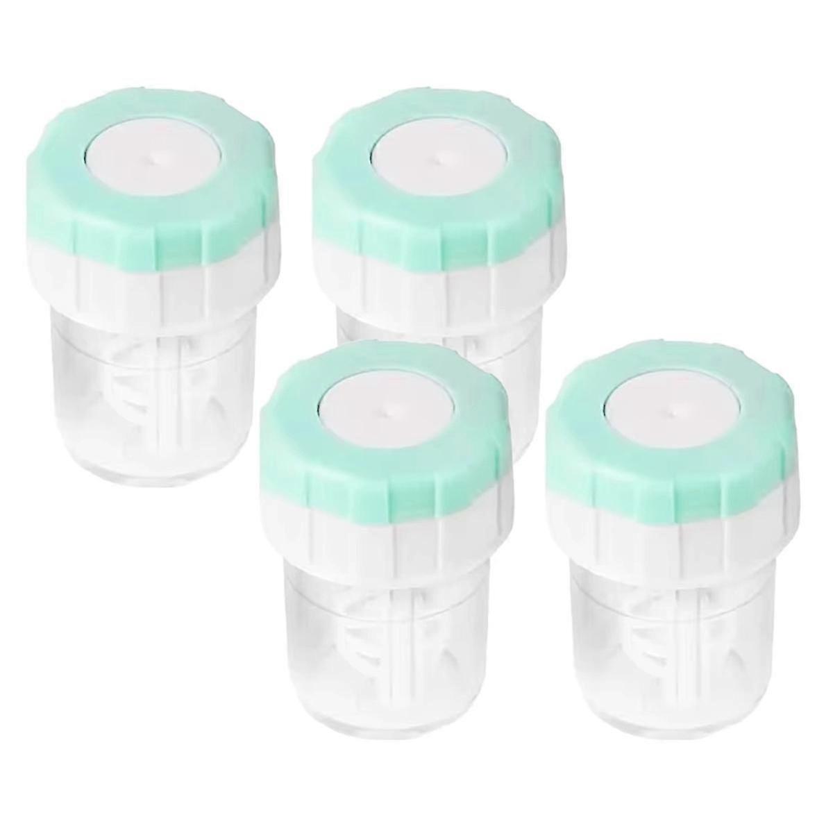 Portable Contact Lens Cleaner Case - Manual Washer for Efficient and Safe Cleaning of Soft and Hard