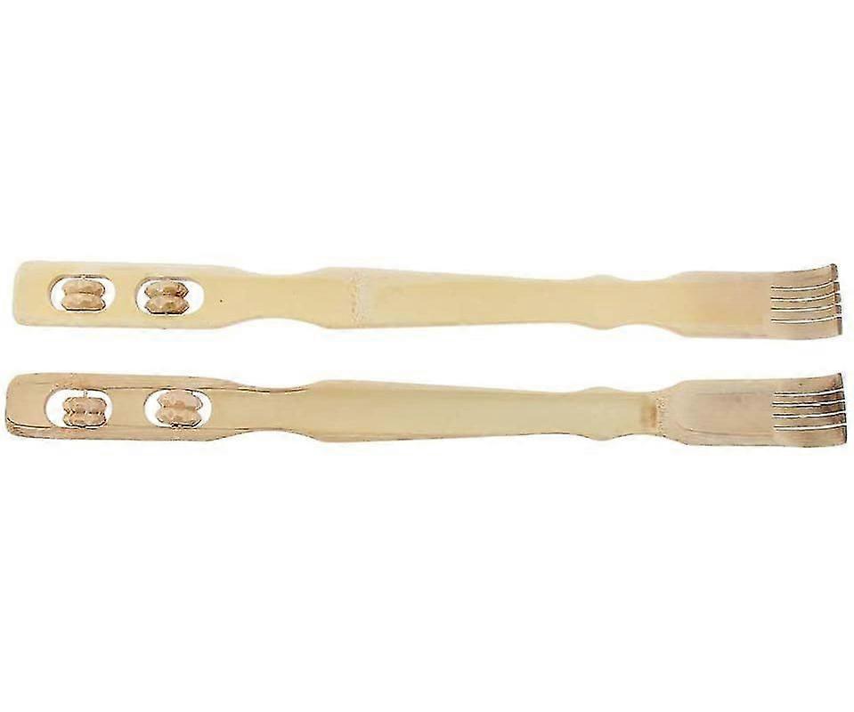 2pcs Long Handle Back Scratcher Hand Scratch Aid Back Scratchers(47cm)